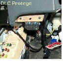 DLC (OBDII) on Mazda Protege