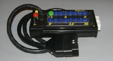 Breakout Box for reading MIL-codes without ScanTools (by J1962 / ISO 15031-3  connector)