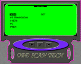 Main menu (System Selector)