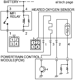 Wiring Diagram for HO2S